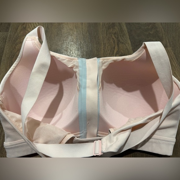 Under Armour Infinity Zip Front High Impact Sports Bra Size 38DD light pink - Picture 6 of 8
